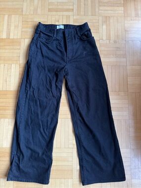 Aritzia Wilfred Free Wide Leg Black Pant size 2